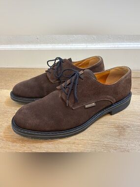 Mephisto Marlon Brown Suede Derby Mens Shoes Size US 11.5 UK 11